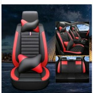 Red seat covers for Hyundai Sonata